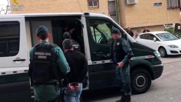 Los detenidos en la operación