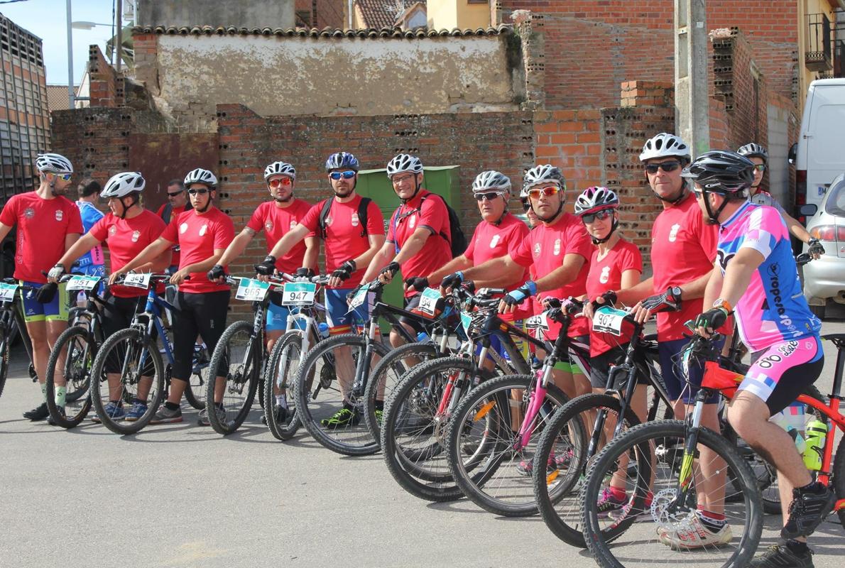 Participantes de la prueba ciclista celebrada el año pasado