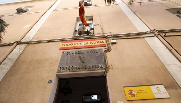 Imagen de archivo de la Comandancia provincial de la Guardia Civil en Alicante