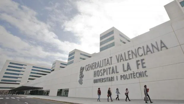 Hospital La Fe de Valencia, donde fue ingresada la joven