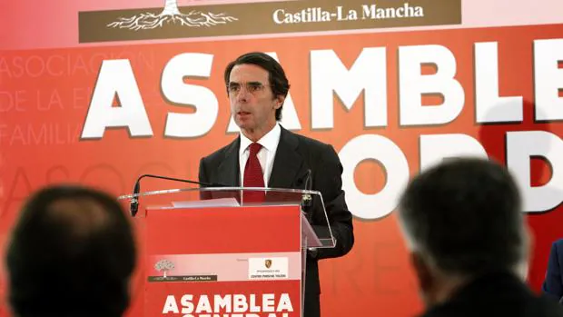 Aznar durante su intervención en la Asamblea General de la Asociación de la Empresa Familiar
