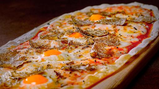 Pizza Tartufo, en Don Lisander