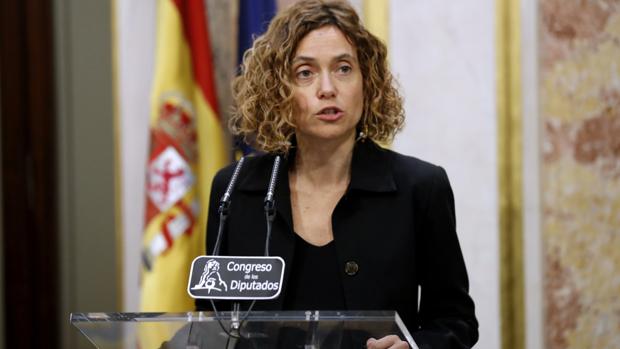 Meritxell Batet, diputada del PSOE, en el Congreso