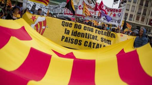 Imagen de archivo de una manifestación convocada por ACPV en Valencia