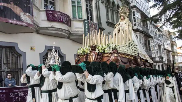 Nuestra Señora de los Cautivos, que desfila el Miércoles Santo en Ferrol con la Cofradía de la Merced