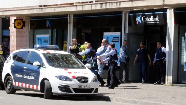 Dos detenidos cuando atracaban una sucursal bancaria en el centro de Gerona