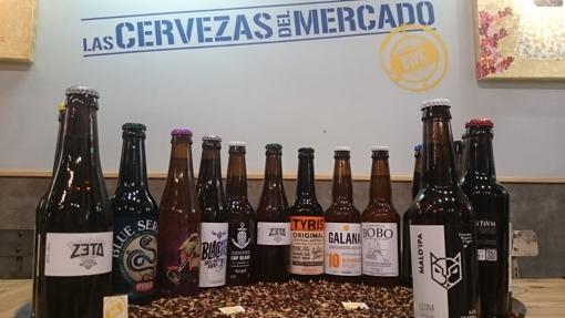 Imagen de las cervezas valencianas presentes en la València Beer Week