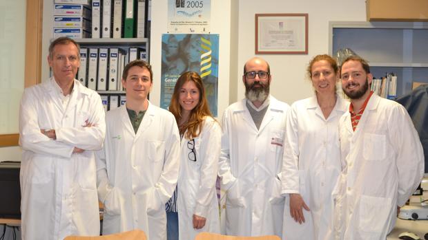 Investigadores del grupo de Genética Molecular Humana de la Univerrsidad de Castilla-La Mancha