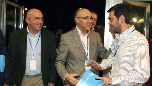 Jesús Julio Carnero, Ramiro Ruiz Medrauno y Borja García Carvajal, en una imagen de archivo