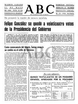 Las mociones de censura en España: dos intentos fallidos contra Adolfo Suárez y Felipe González