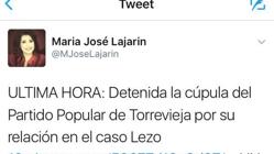 El PP de Torrevieja denuncia la difusión de una «noticia falsa» sobre su implicación en el «caso Lezo»