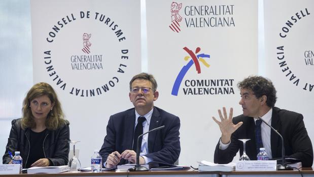 Imagen de Ximo Puig hoy en Castellón, en el Consejo de Turismo de la Comunitat Valenciana