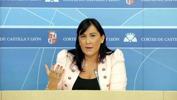 La procuradora del PSOE Ana Sánchez