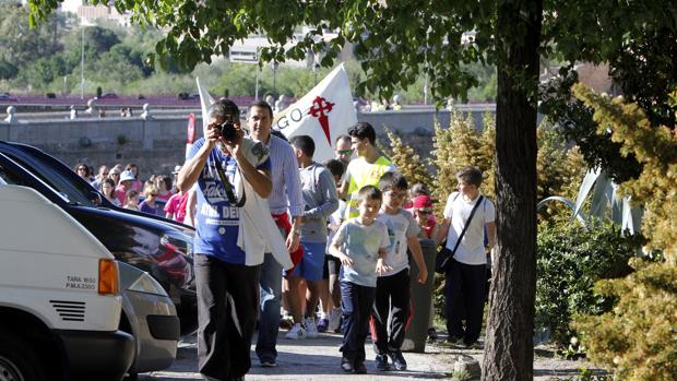 La marcha consistió en una vuelta al Valle toledano