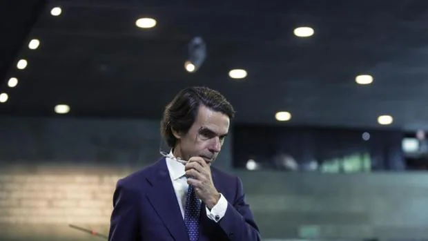El expresidente del Gobierno José María Aznar participó este miércoles en el Índice de Libertad Económica 2017