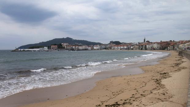 En la playa de Panxón, en el municipio pontevedrés de Nigrán, sí ondeará este año la bandera azul