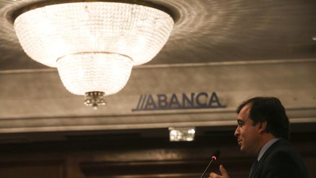El consejero delegado de Abanca, Francisco Botas, ayer en Brasil