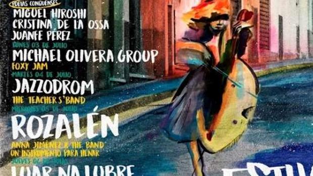 La mujer y la película «Calle mayor», protagonistas del cartel de Estival Cuenca