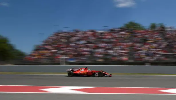 Imagen de uno de los bólidos de Ferrari