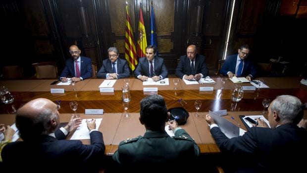 Reunión de AENA y el Ministerio del Interior en Barcelona