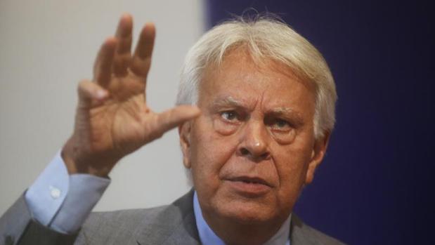 El ex presidente del Gobierno Felipe González