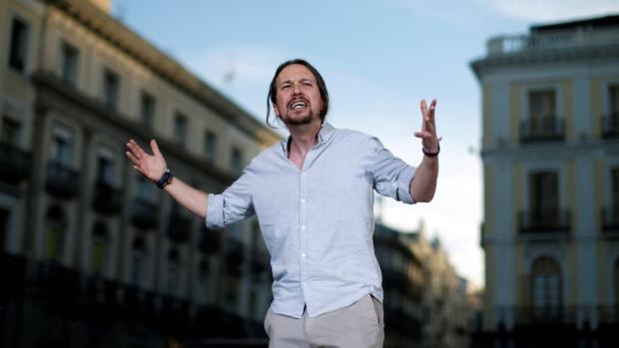 El secretario general de Podemos, Pablo Iglesias