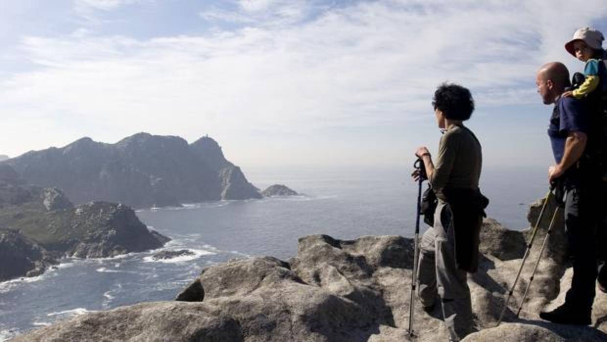 Vista de las Islas Cíes, ubicadas en el término municipal de Vigo