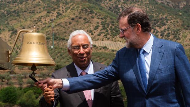 Mariano Rajoy y el primer ministro de Portugal, Antonio Costa