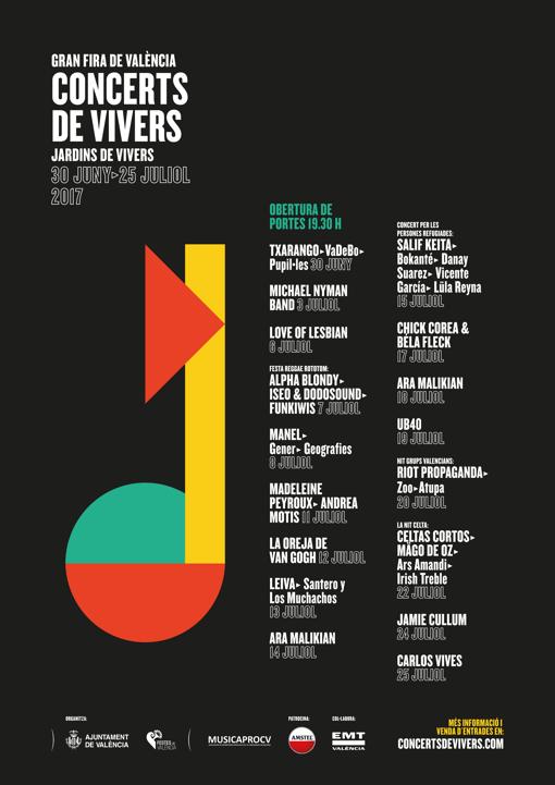 Cartell dels concerts