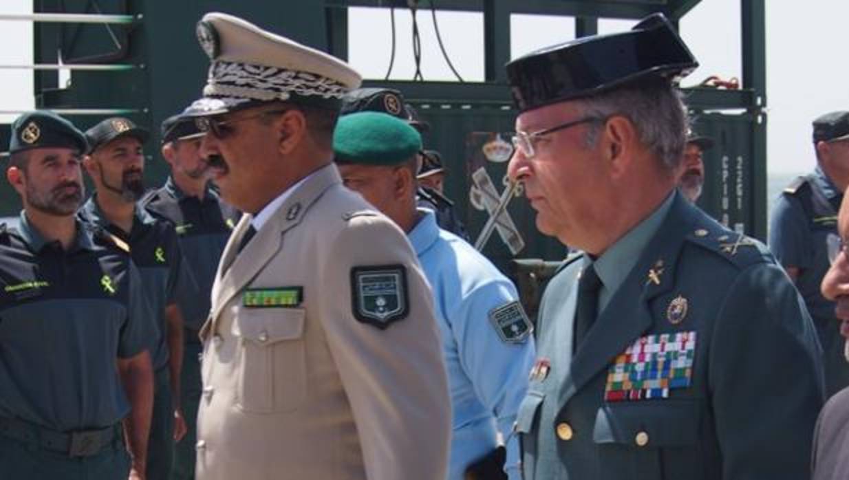 Acto en mayo de 2016 por el décimo aniversario de la presencia de la Guardia Civil en Nouadhibou