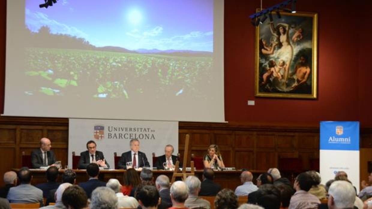 Un momento de las jornadas celebradas en la UB