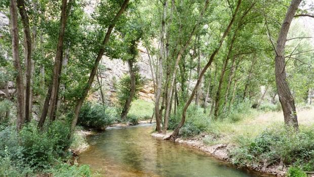 Imagen del río Guadalaviar, en la provincia de Teruel