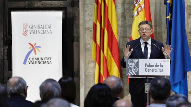 Ximo Puig, durante la presentación del anteproyecto de la nueva Ley de Turismo