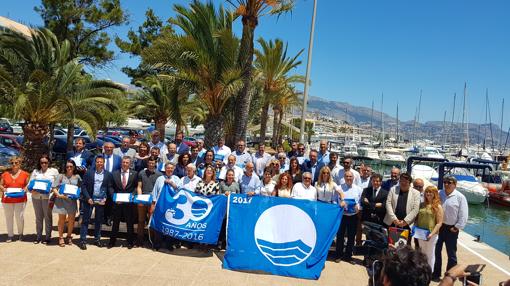 Imatge de l'acte d'entrega que ha tingut lloc a Altea