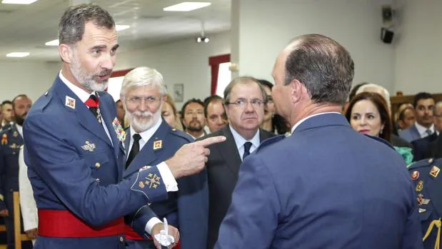 El Rey Felipe VI preside el acto conmemorativo del XXV aniversario de la Academia Básica del Ejército del Aire