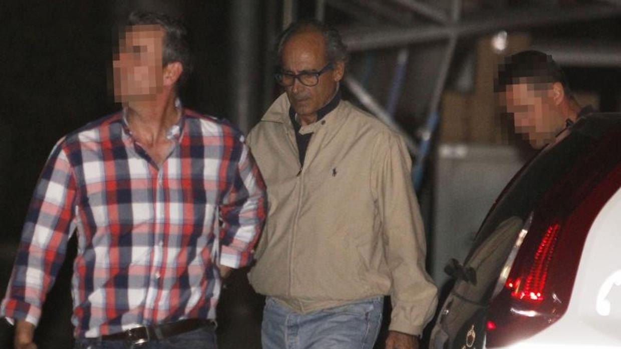 Edmundo Rodríguez, el día de su detención tras destaparse la operación Lezo