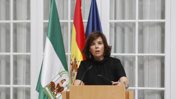 Soraya Sáenz de Santamaría, vicepresidenta del Gobierno