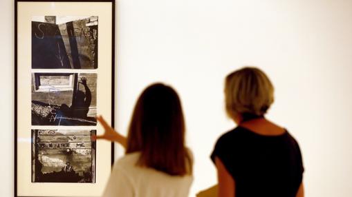 Imagen de la exposición del fotógrafo Robert Frank en el IVAM de Valencia