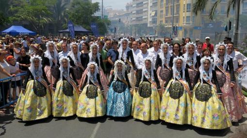 Las «belleas», protagonistas de la fiesta