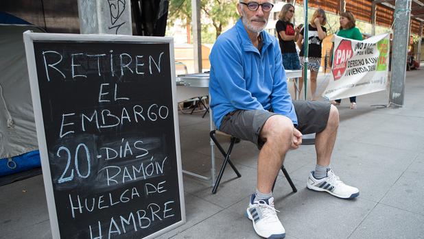 Ramón Álvarez, agricultor zamorano en huelga de hambre