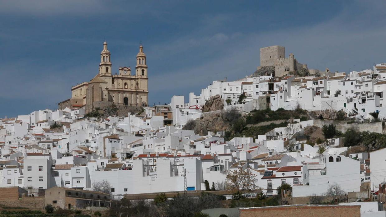 Una vista de Olvera