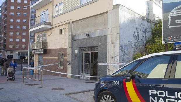 Bloque de viviendas del Paseo de la Estación, en Salamanca, donde tuvo lugar el trágico suceso