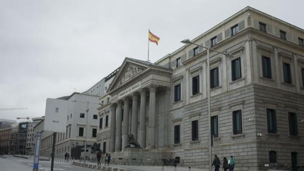 Fachada del Congreso de los Diputados