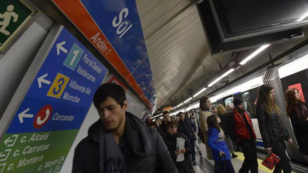 Una de las últimas jornadas de huelga en el Metro de Madrid