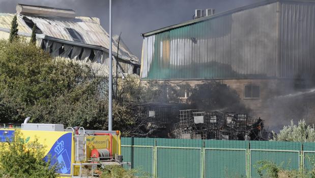 Imágenes del incendio de Chiloeches, en Guadalajara