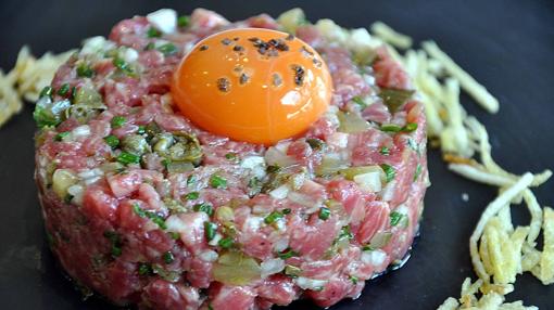 Steak tartar de la Taberna de Elía