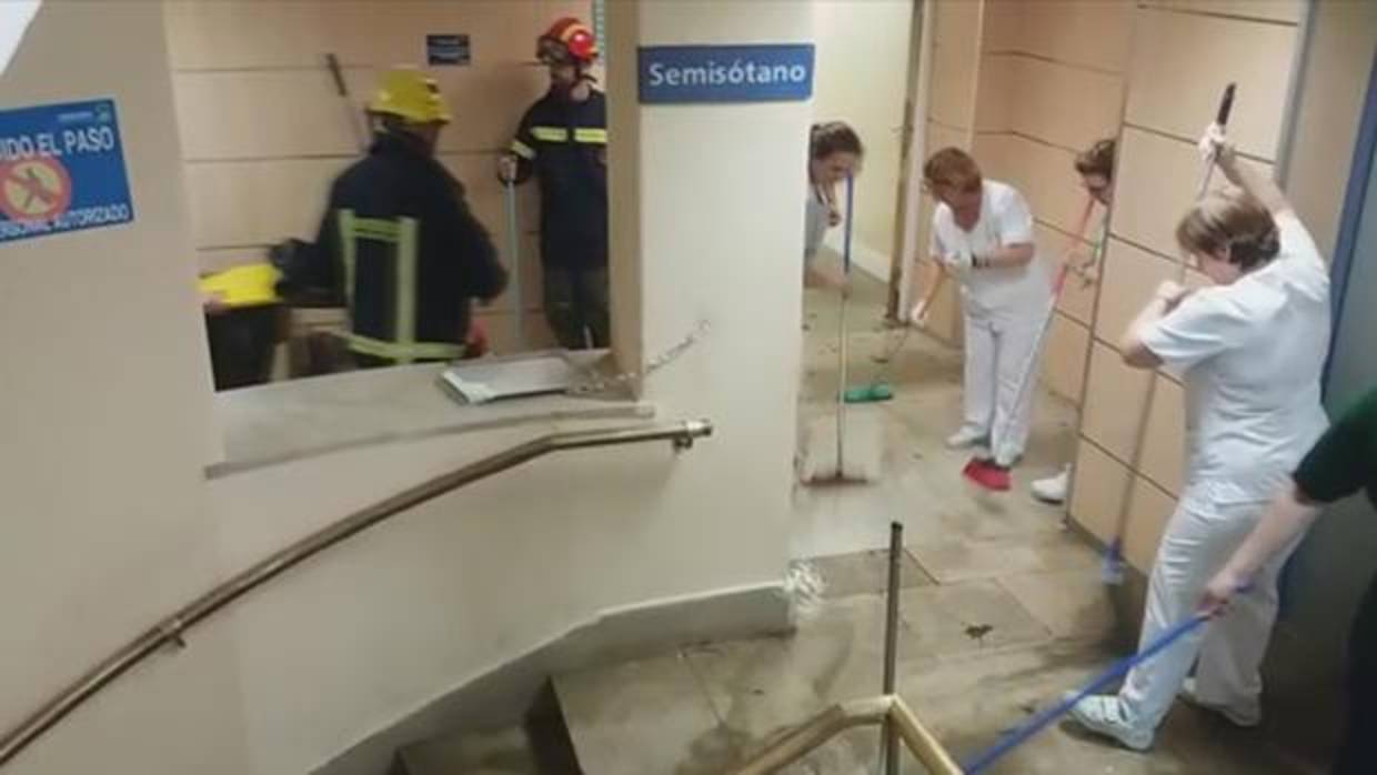 El pasado 2 de junio, el hospital se inundó por una fuerte tromba de agua