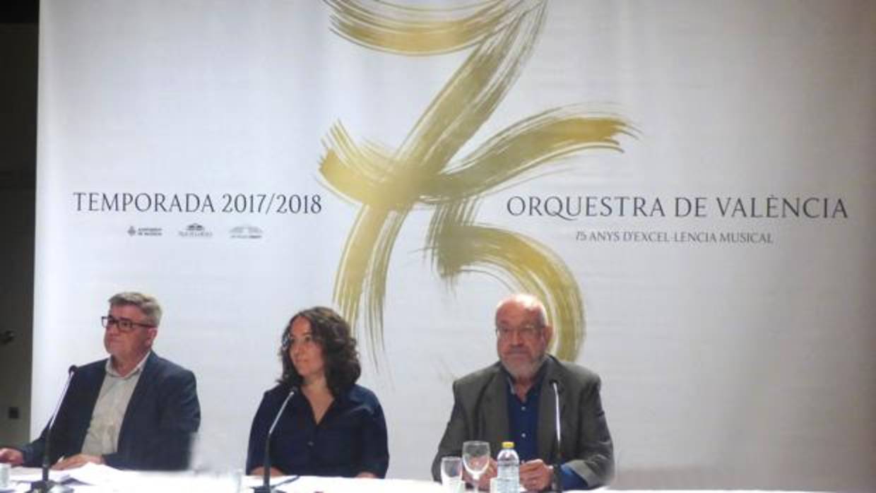 Imagen de la presentación de la programación del Palau de la Música