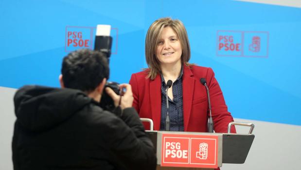 Pilar Cancela, presidenta de la gestora de los socialistas gallegos