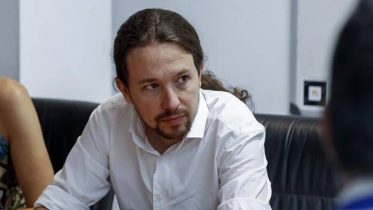 El líder de Podemos, Pablo Iglesias